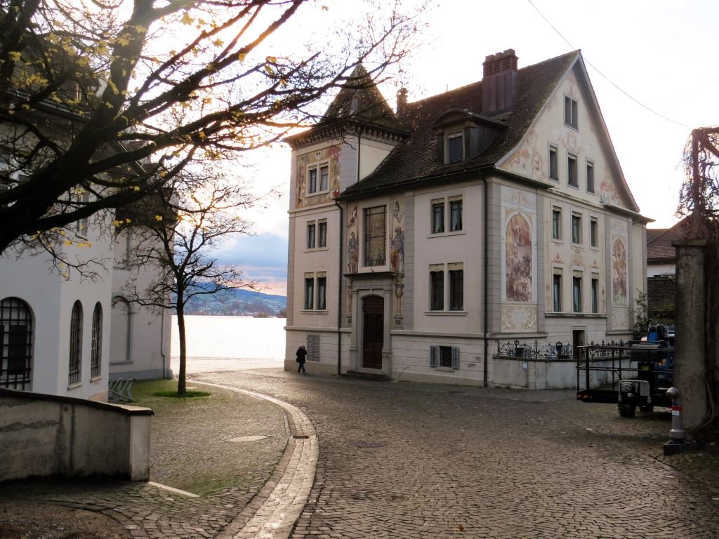 Vista do lago em Rapperwil