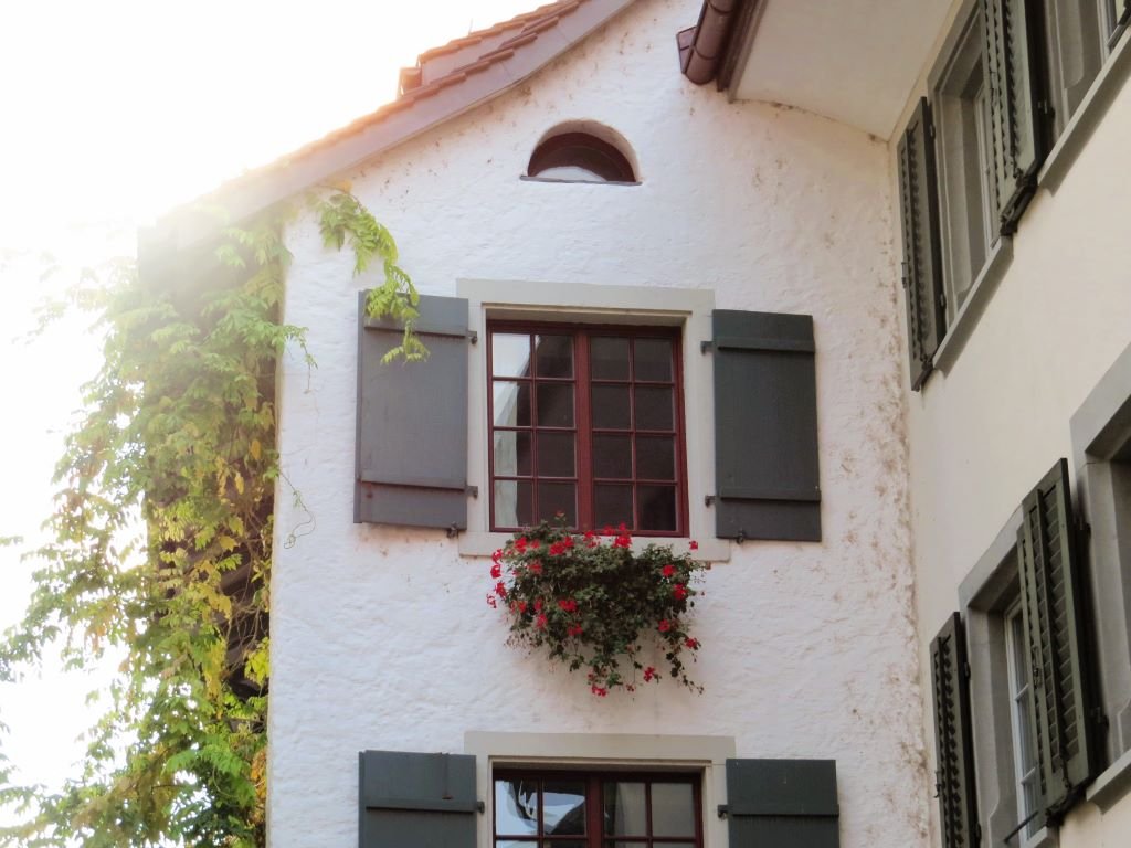 Janela de uma casa em Rapperswil