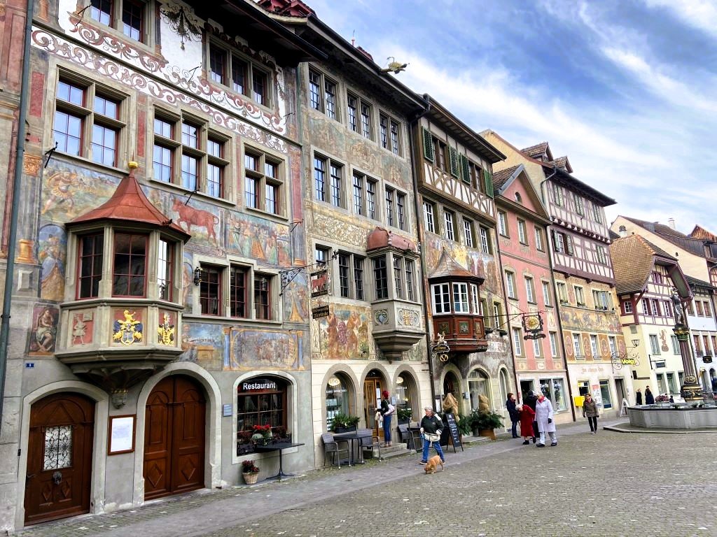 Fachadas coloridas de Stein am Rhein