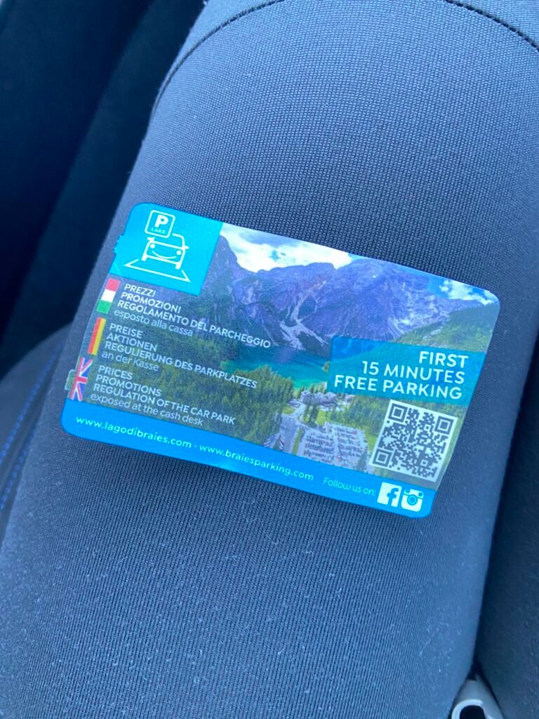 Estacionamento Lago di braies