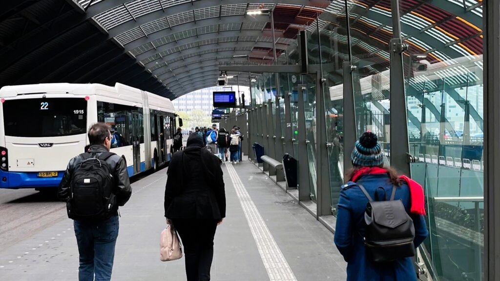 Ônibus em Amsterdam